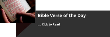 01 Bible Verse of the Day …. Clck to Read