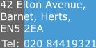 42 Elton Avenue,Barnet, Herts, EN5 2EA
