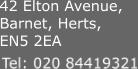 42 Elton Avenue,Barnet, Herts, EN5 2EA