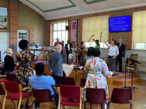 Childrens Chorus in the Service