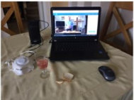 Communion Via Zoom during Corona Virus Lockdown