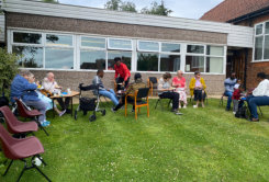 Picnic after the morning service