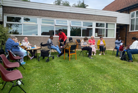 Picnic after the morning service