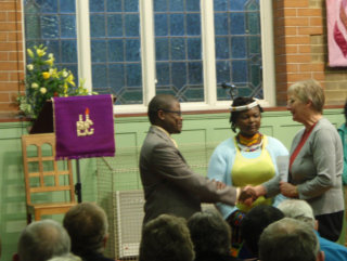 Rev Emmanuel Ntusi and his wife Zama